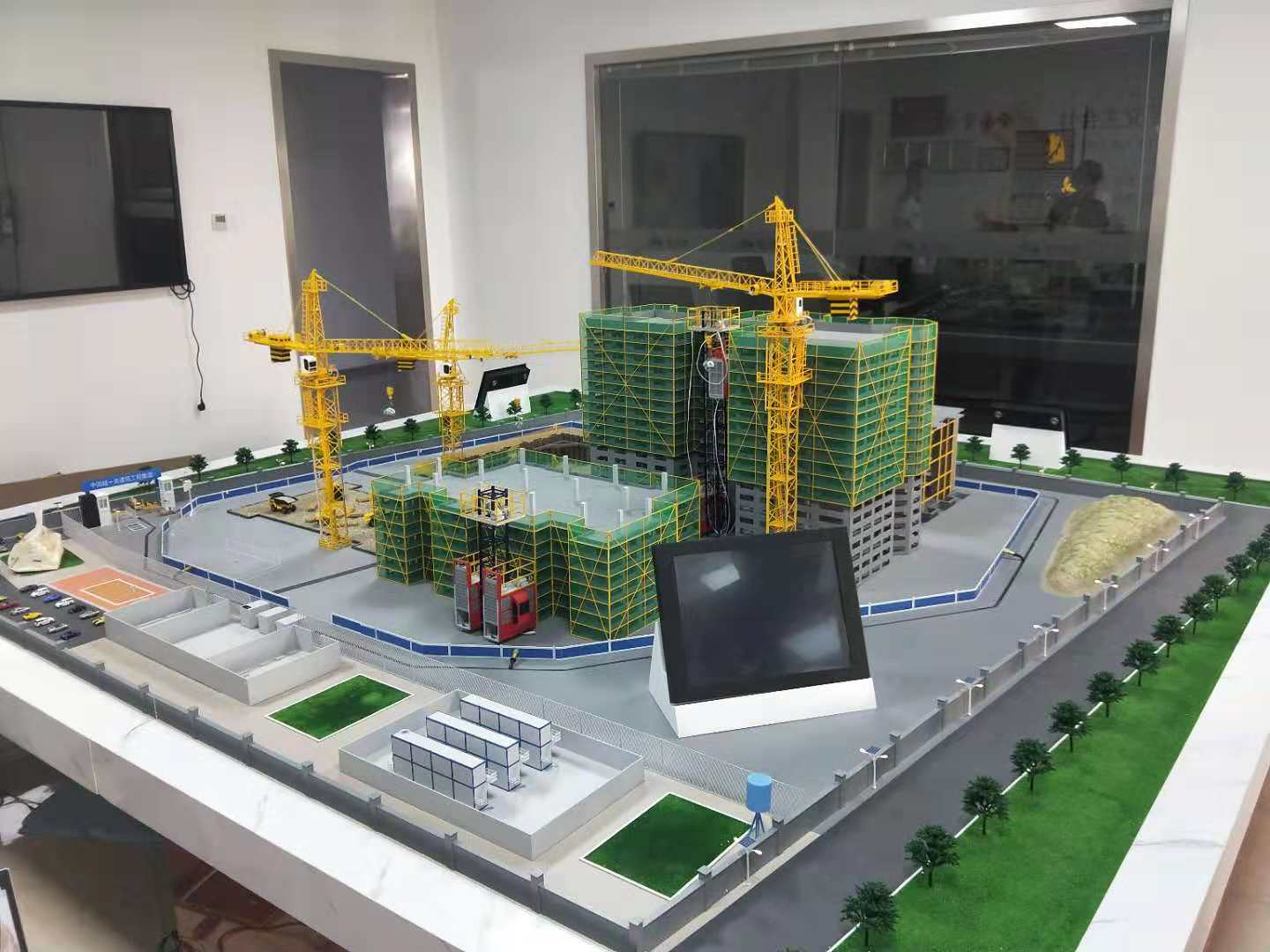 凌海市建筑施工场景模型
